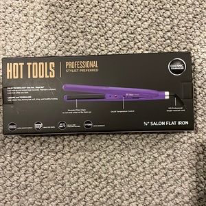 Hot Tools Mini Flat iron, purple, never used